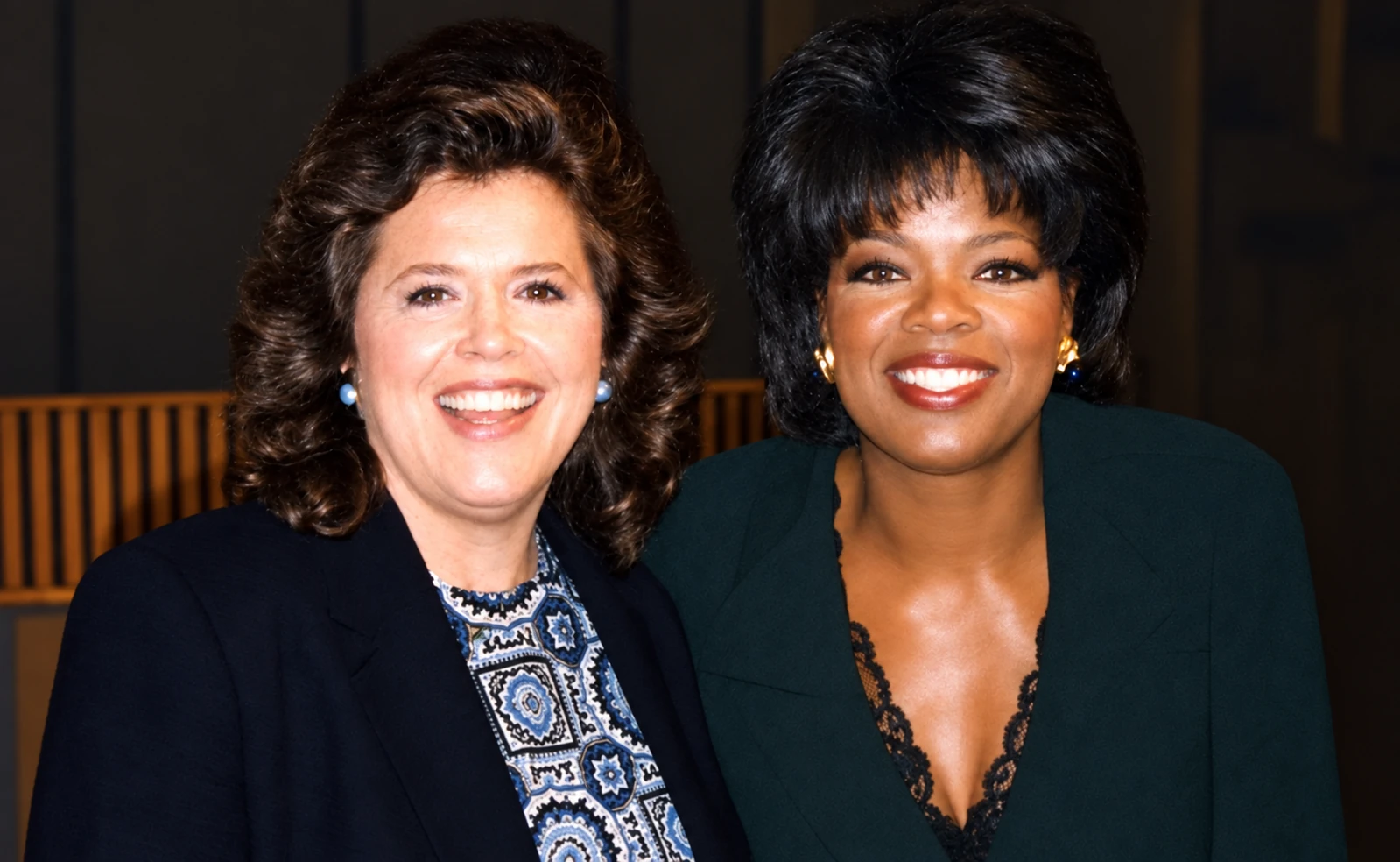 Andrea Sims with Oprah Winfrey