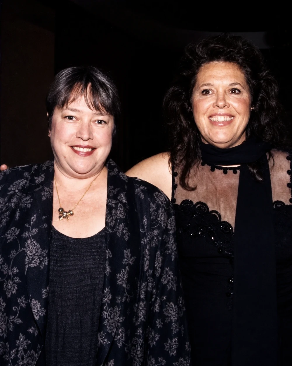 Andrea Sims with actor Kathy Bates