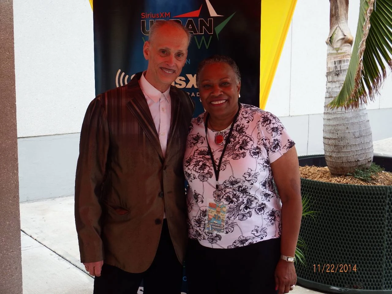 Maggie Linton with writer, director, and producer John Waters